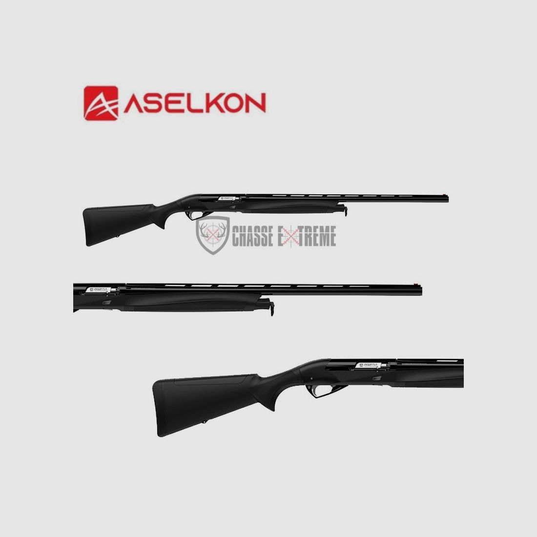 Fusil ASELKON Inter Mat Black Cal 12/76 71cm