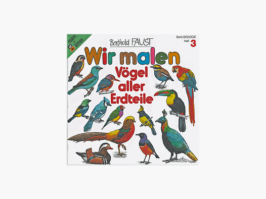 Livre de coloriage 3 "Nous peignons - Oiseaux de tous les continents"