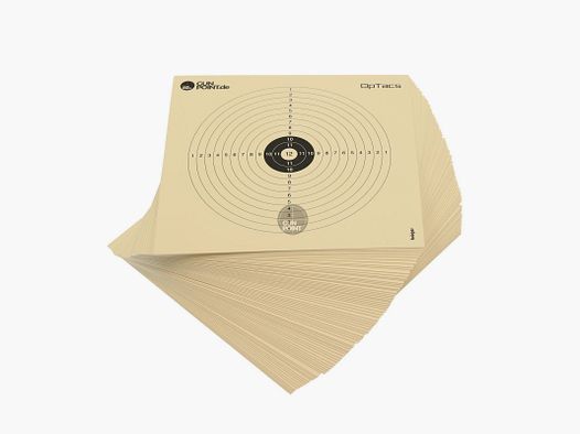 Luftgewehrscheibe 14 x 14 cm - 10er Pack
