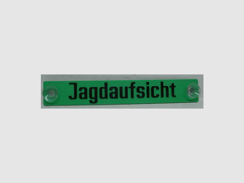 Hinweisschild Jagdaufsicht -