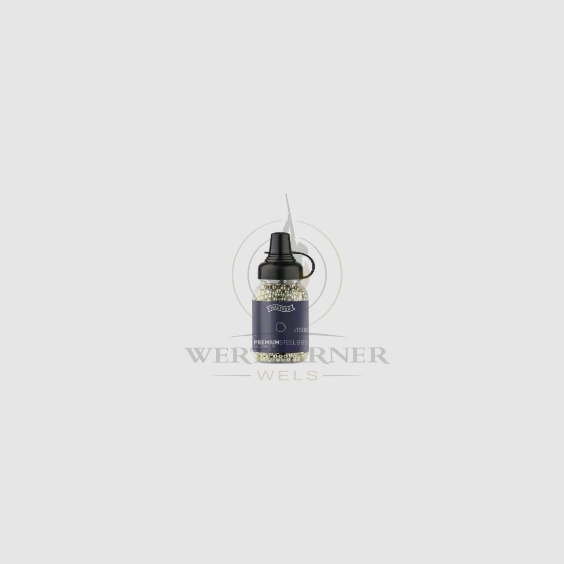 Walther Premium BB gold Stahlrundkugel cal.4,5mm 1500er 0,36g