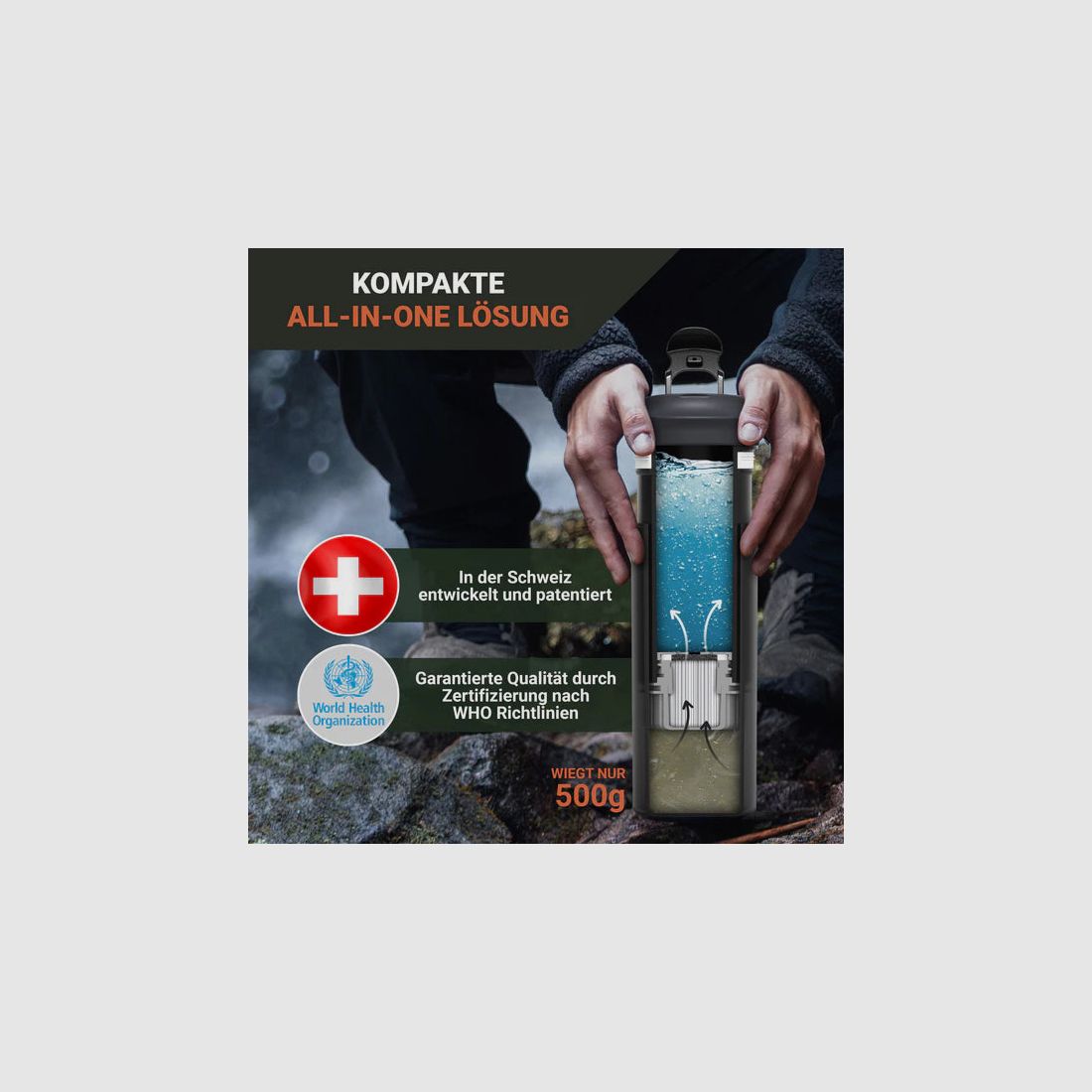 Bachgold Selfpress Filtro de Agua XL