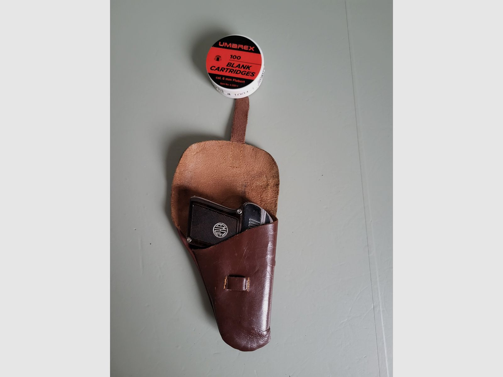 Seltene Alte Gaspistole - ORIGINAL EM-GE Gerstenberger & C0 Modell . 6 Patent - 1950er Jahre