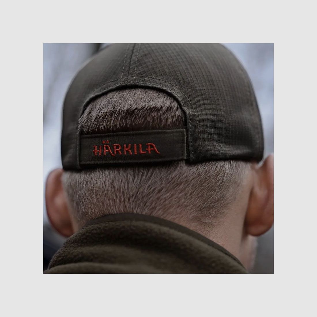Gorra con logotipo Härkila Shadow Brown, imagen 3 de 6