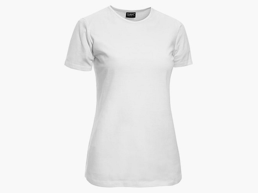 Clique T-Shirt Damen Weiß - L