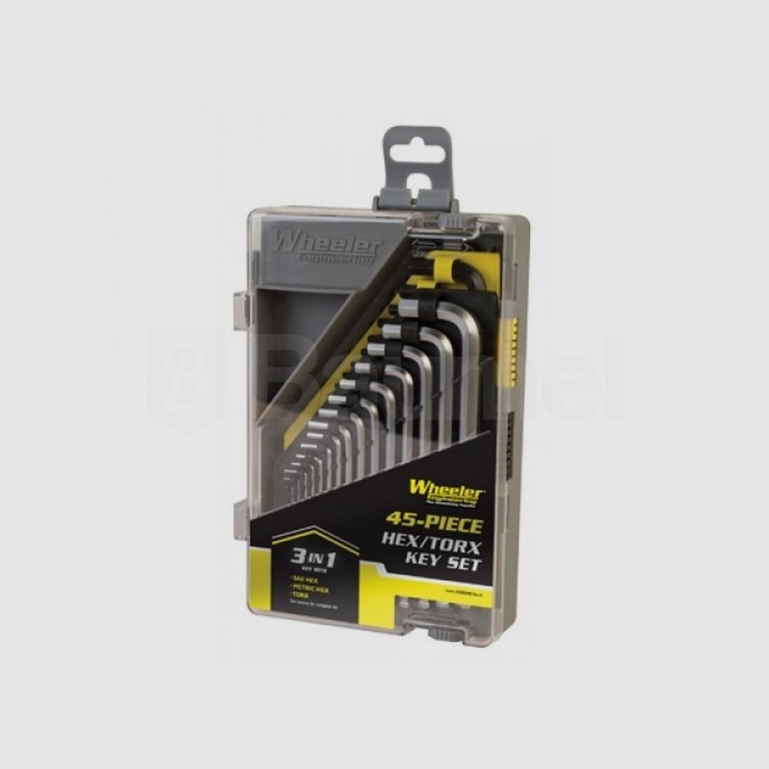 WERKZEUGSET CALDWELL SAE/METRISCHE/HEX/TORX. 45 TEILE
