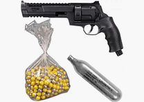 Umarex T4E HDR 68 Paintball Revolver Players Pack (schwarz)
