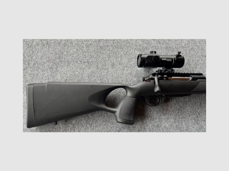 Mercury Rover G2 Thumbhole .308 Win. mit Jaki Schalldämpfer und DDoptics RedDot MAG 1-4x22