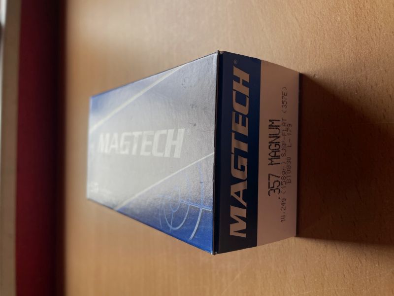 Magtech .357 Magnum 158gr. SJSP Flat Teilmantel 50 Stück Losgleich