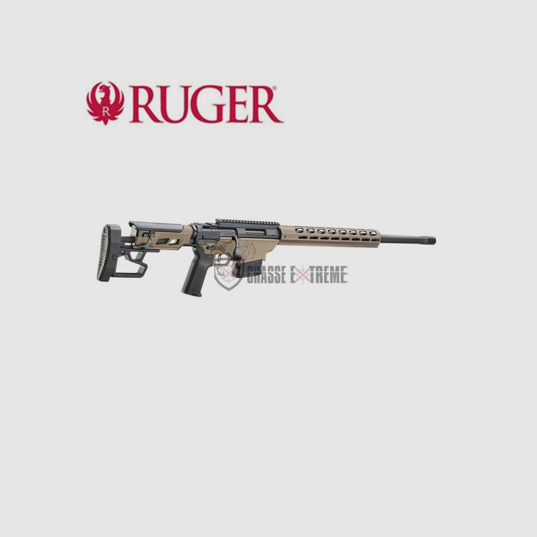 Karabina RUGER Precision Rifle Rpr Fde 8Strzałów 66cm Kal 6.5PRC, zdjęcie 3 z 5