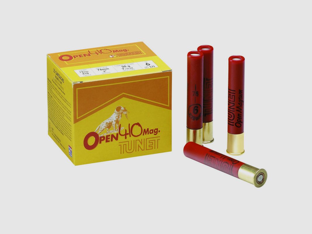 Patronen Tunet Open 410 Magnum 20 gr N°7.5, Bild 1 von 3