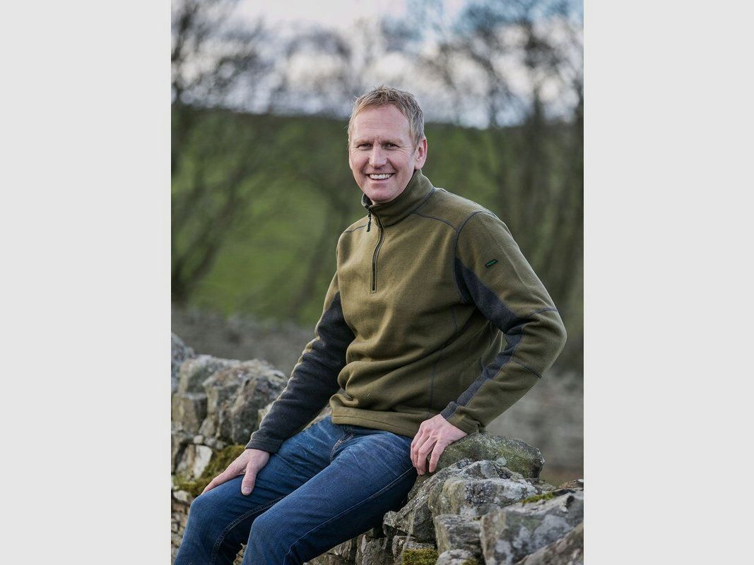 Ridgeline Herren Langarm Shirt TRAILTOP - olive / grey