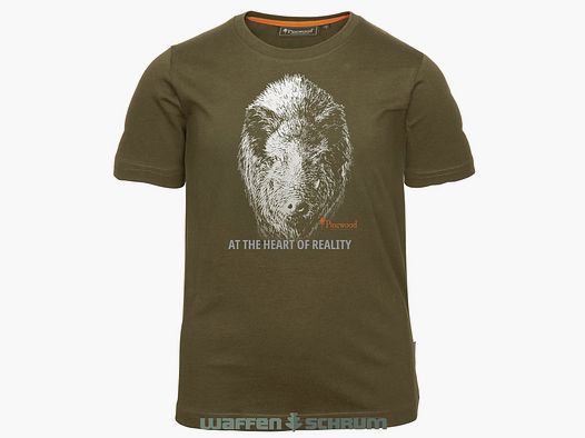 Pinewood T-Shirt Wildboar H. Olive