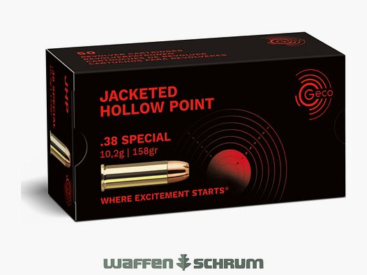 Geco ogive creuse 10,2g - 158gr .38Special