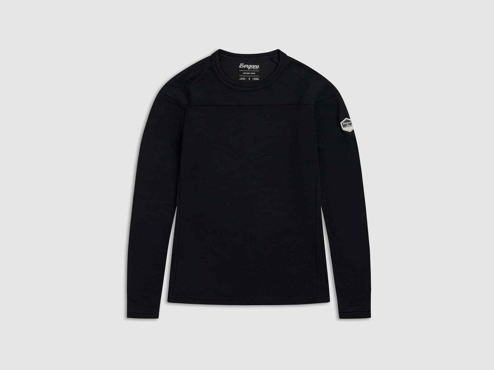 Bergans Inner:Dual Merino L/S Thermoshirt Femme Noir L