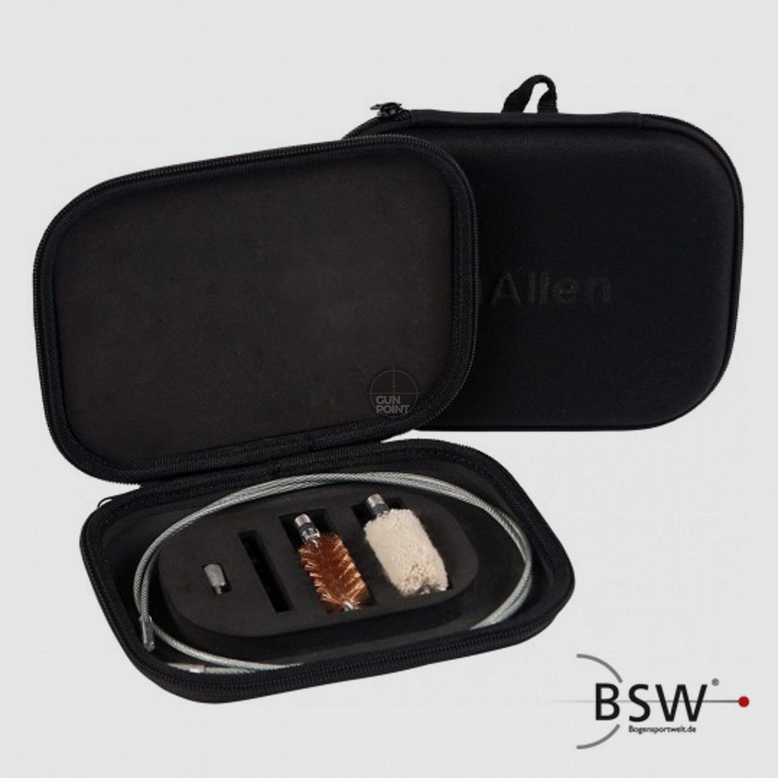 Gun cleaning kit - in case with steel pull
