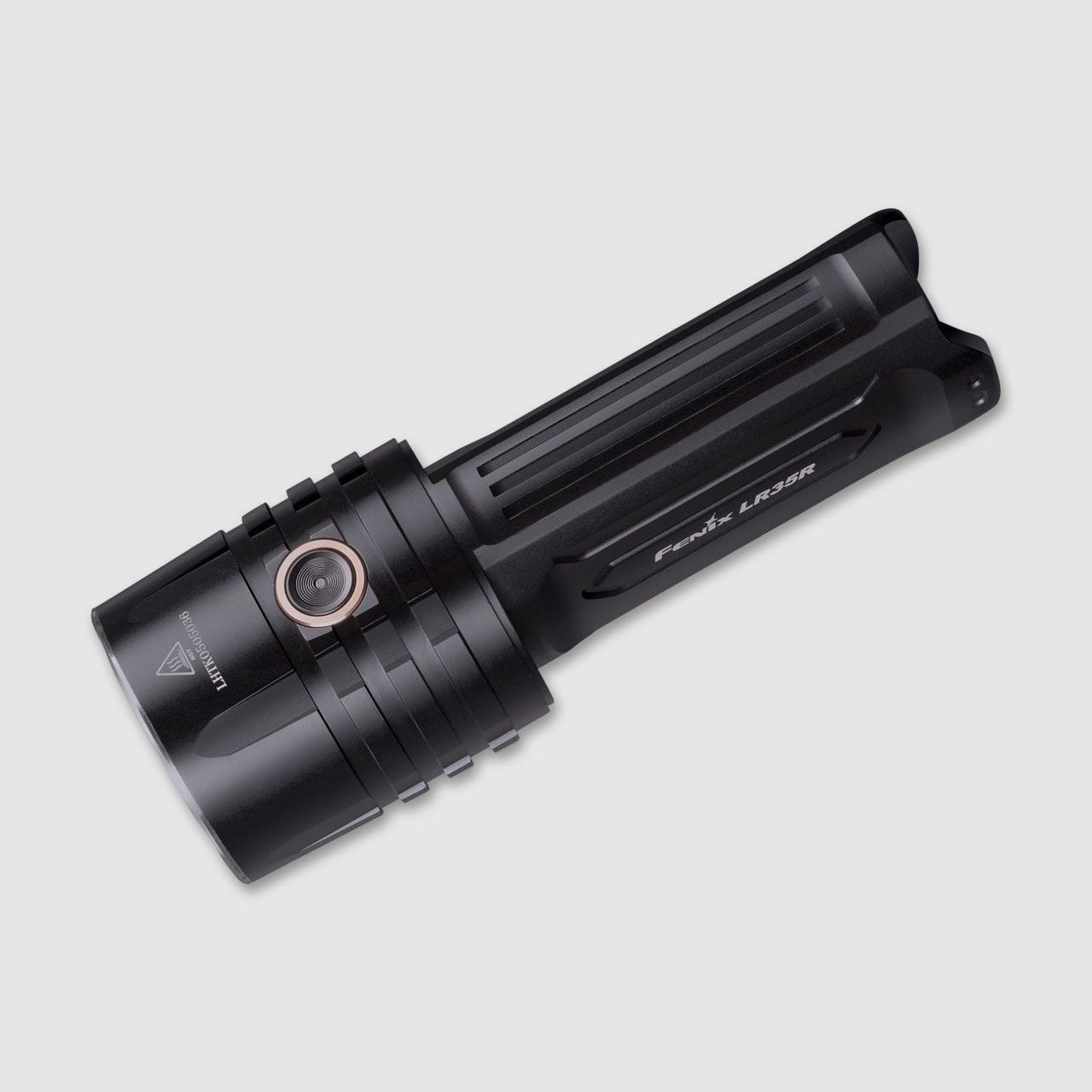 Torcia LR35R, 10.000 Lumen, 500m, impermeabile, fondina, accessori