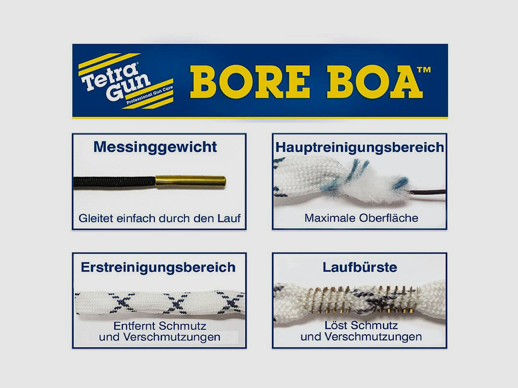 TETRA GUN Bore Boa Laufreinigungsschnur für