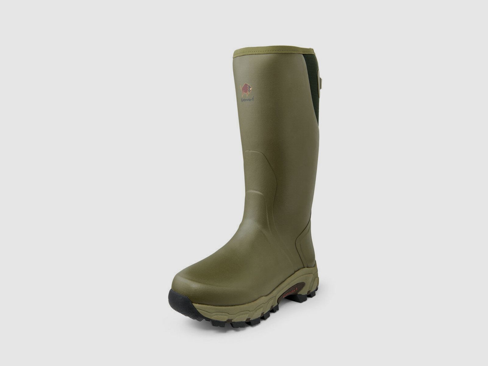 Gateway 1 Pro Shooter laars 18 inch side-zip Olive, afbeelding 3 van 6