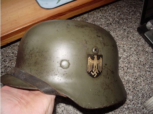 Stahlhelm M35 Kriegsmarine aus Wk2 