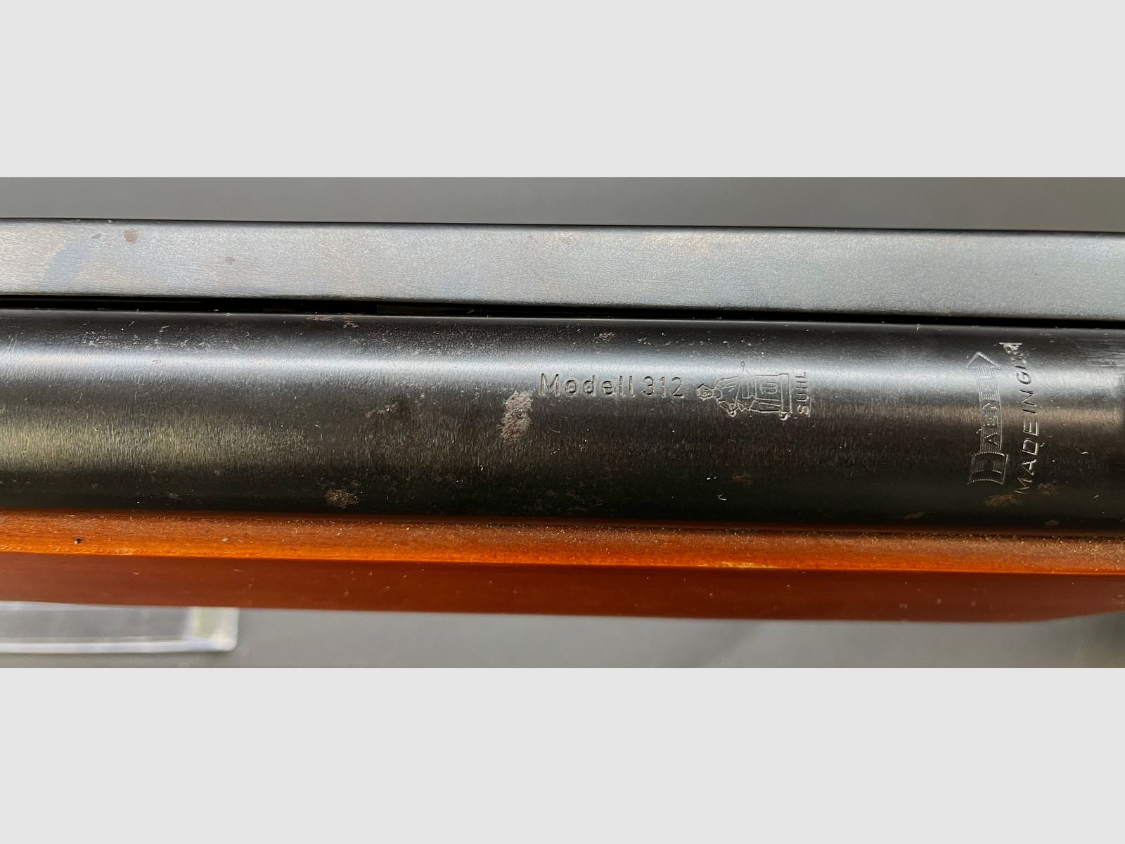 Haenel Mod. 312 Seitenspanner Luftgewehr 4,5mm Diabolo mit Diopter und neuer Dichtung und Kolbenfede
