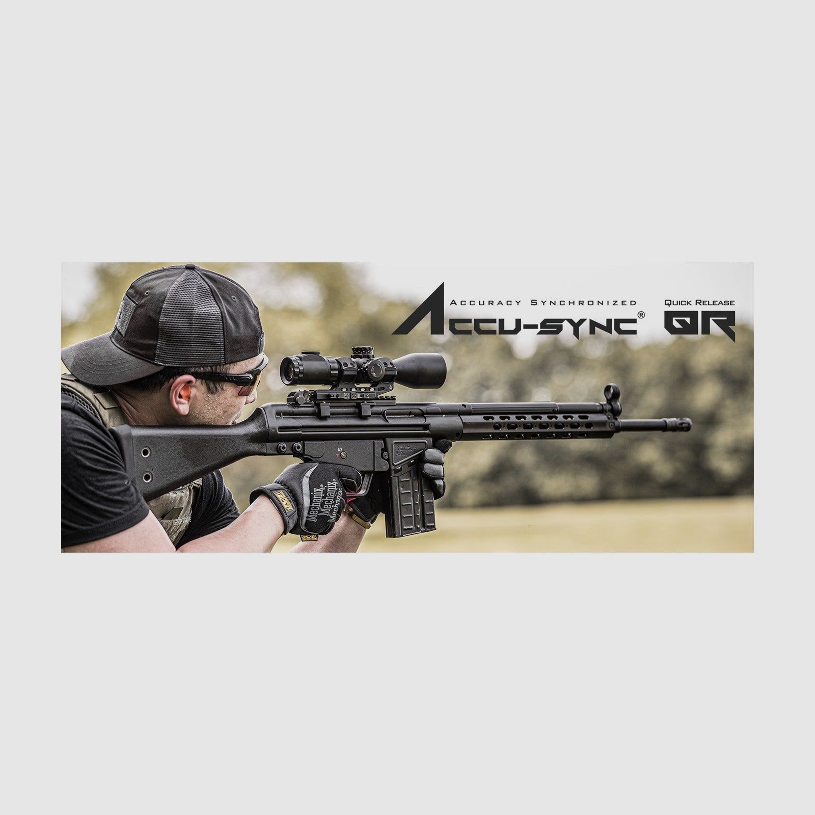 UTG ACCU-SYNC 1-calowy pierścienie QR Offset, zdjęcie 3 z 3
