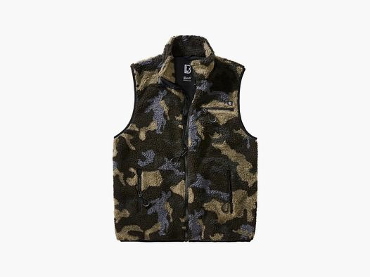 Brandit Brandit Jacke Teddyfleece Vest - Oliv / S Herren