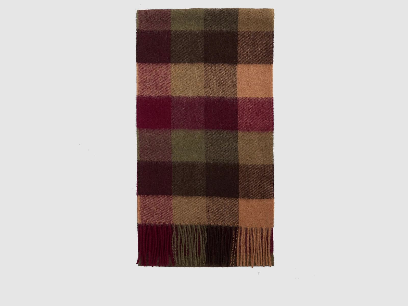 Barbour Large Tattersall Schal aus Lammwolle