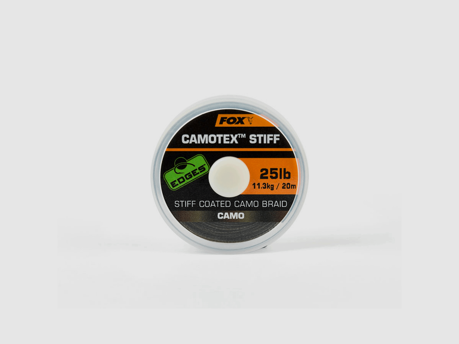 FOX – EDGES™ CAMOTEX STIFF COATED CAMO BRAID 20lb 9.1kg 20m, image 1 of 2
