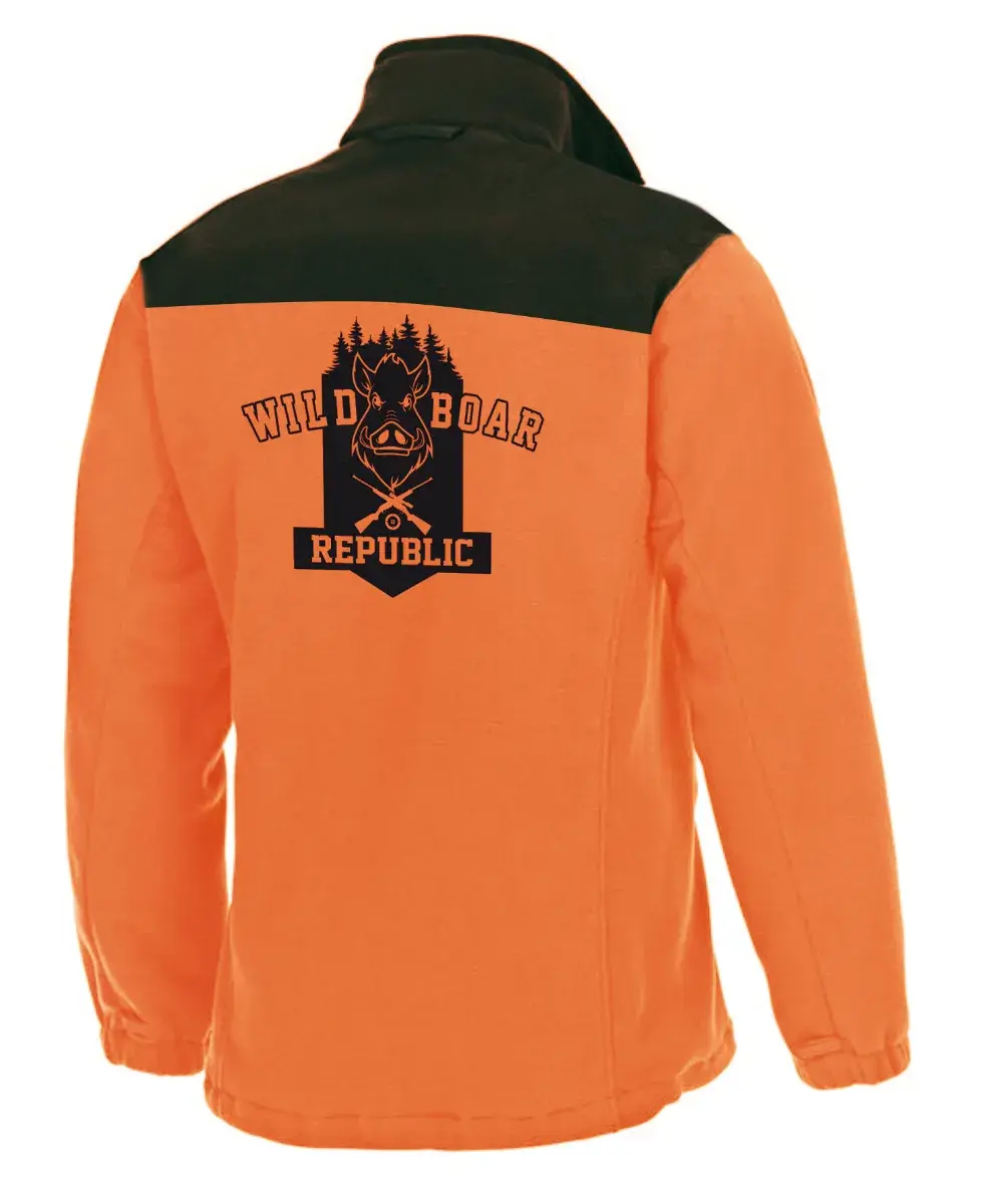 Fleecejacke Percussion Wild Boar Republic Orange, Bild 4 von 4