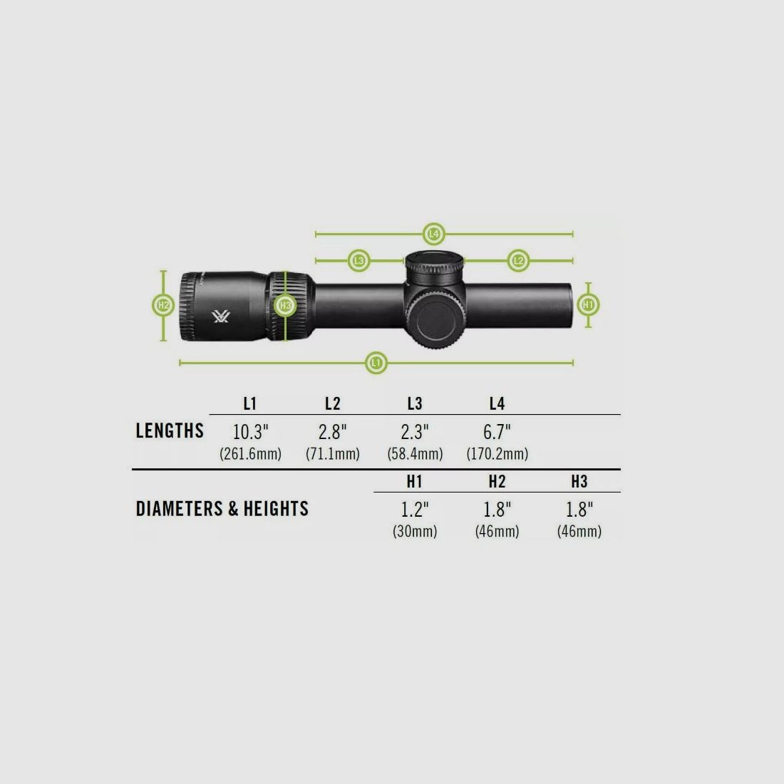 Vortex Venom 1-6x24 AR-BDC3 SFP - für Jagd und Schießsport