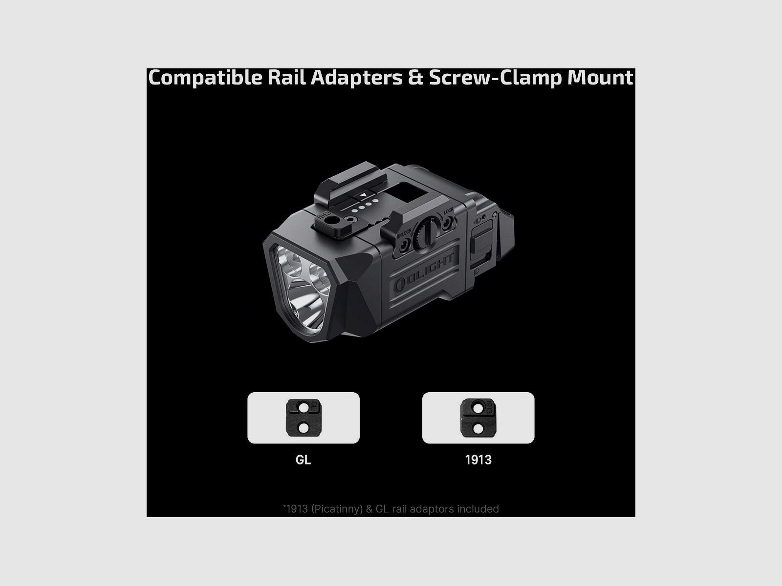 Olight® PL X lampe d’arme de 1200 lumens, image 11 sur 16