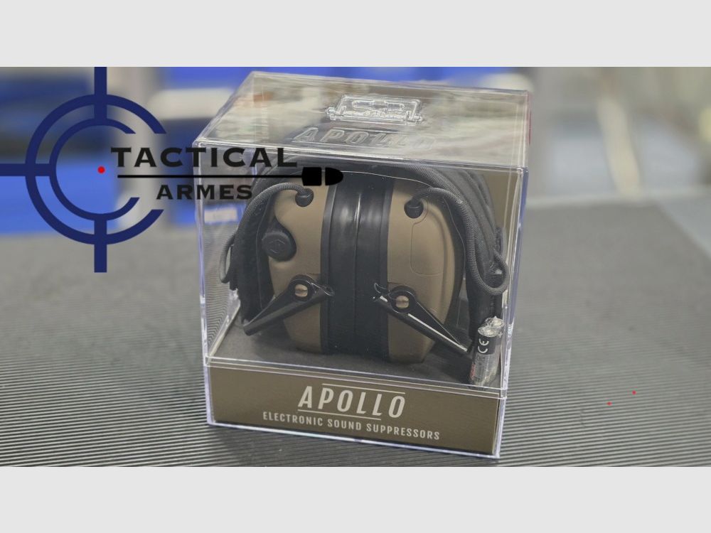 Cuffie elettroniche SAVIOR Equipment APOLLO colore Tan