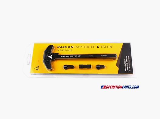 Radian Combo (RAPTOR - LT Charging Handle - AR15 & TALON - 45/90 Ambidextrous Safety) - Black