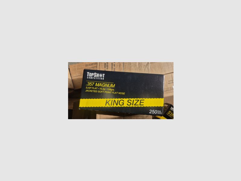 TopShot Competition .357 Magnum 158grs SJSP 250er King Size Pack