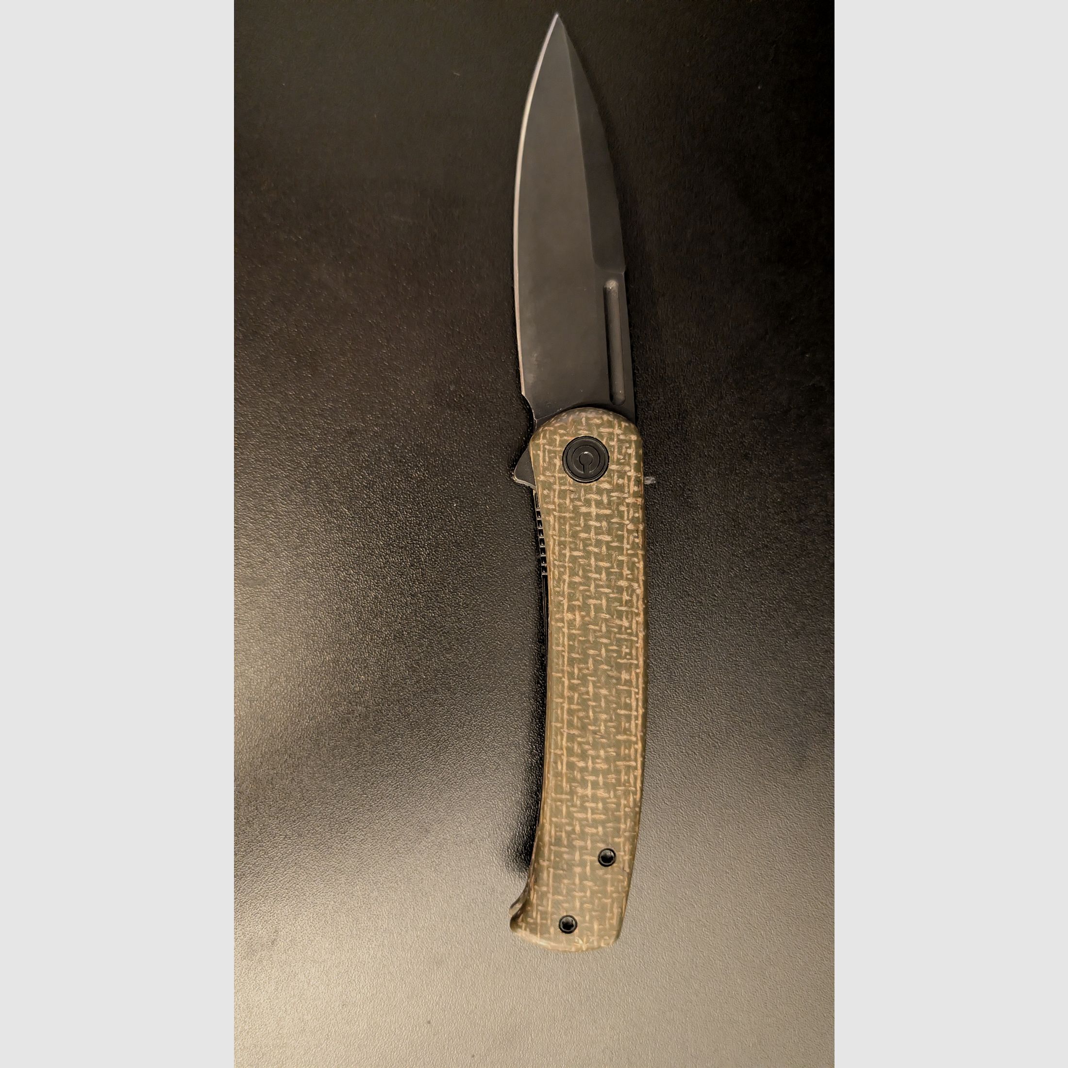 Civivi Cetos folding knife Micarta Stonewash