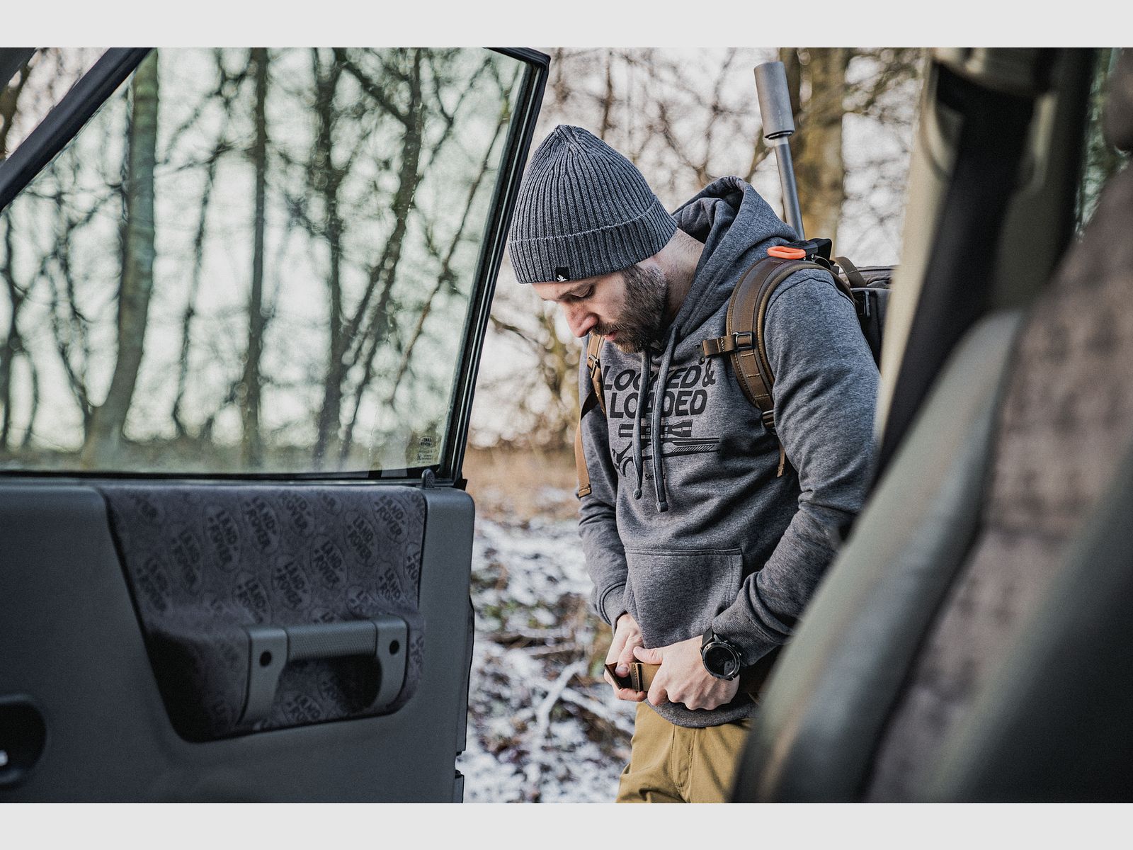 Härkila Loaded Hoodie – grigio mélange, immagine 10 di 10