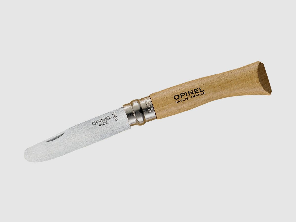Opinel Klappmesser Klingenlänge 8cm - Kindermesser mit abgerundeter Spitze