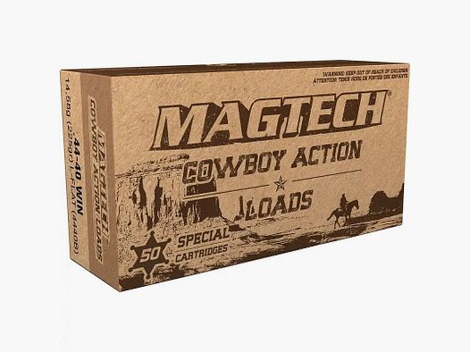 Magtech .44-40 Win LFN 225 gr. Piombo Piatto 4440B - 50 pz.