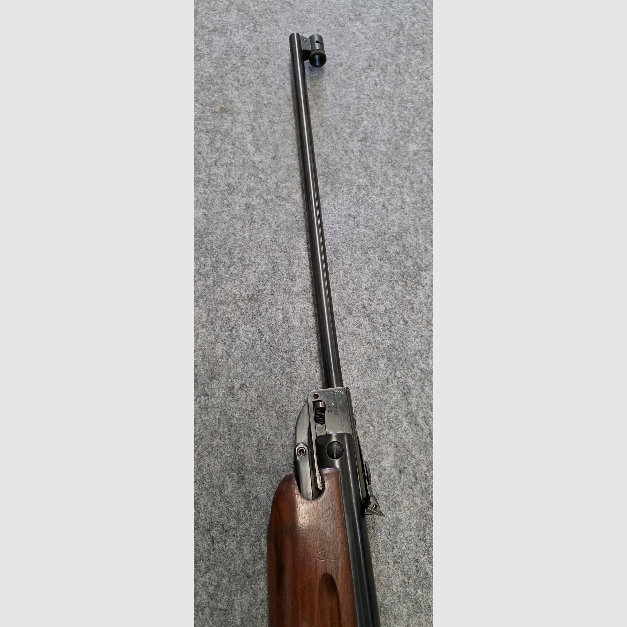 Mit seltenem Luxusschaft Weihrauch HW 35 von 1968 ohne F-Zeichen Knicklauf Luftgewehr Kaliber 4,5 mm HW35