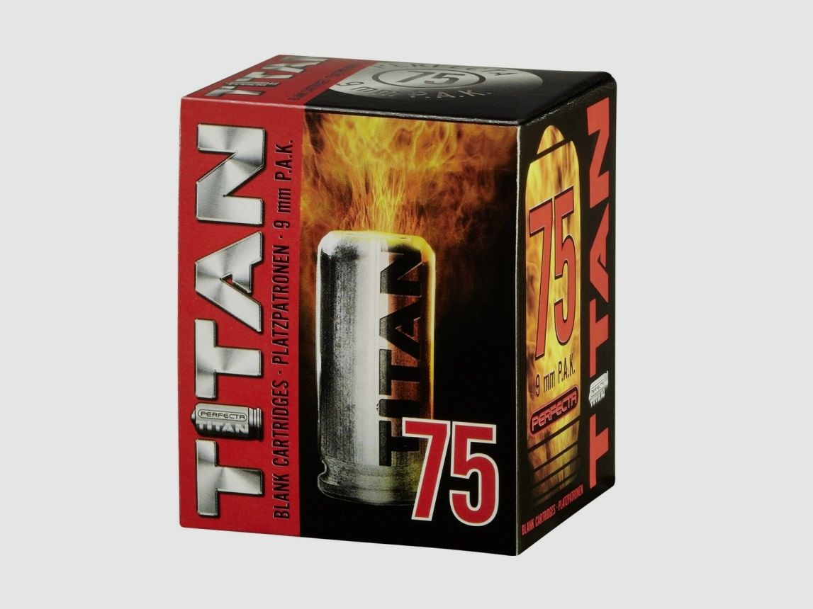 TITAN PERFECTA 9 mm Pak blank cartridges