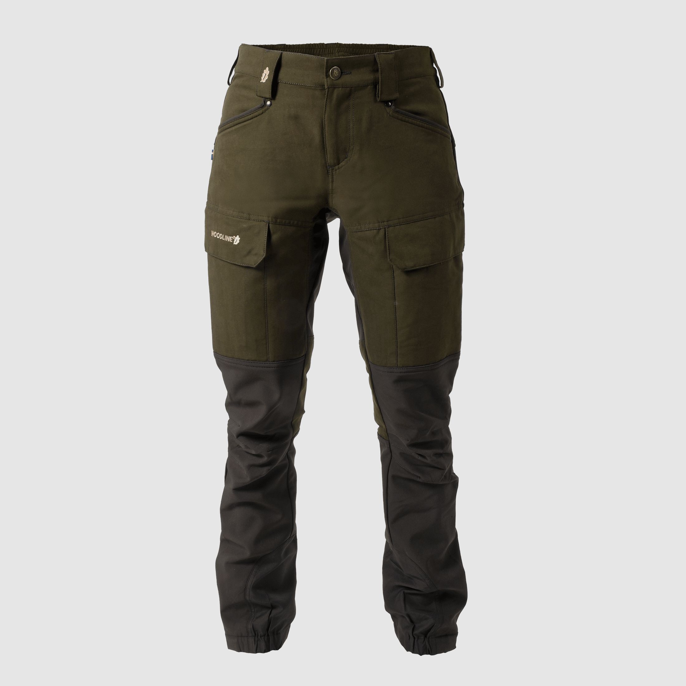 Woodline Alholmen Trousers Green/Brown Women 42