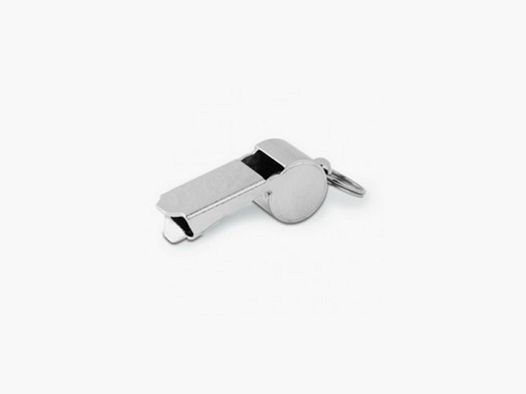 MINI FISCHIETTO IN METALLO CROMATO STAINLESS