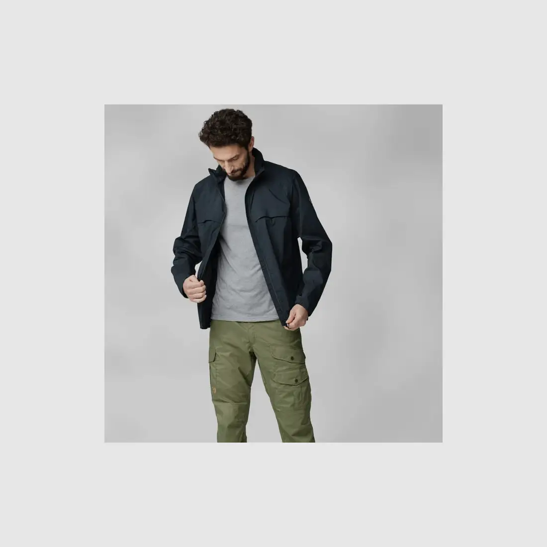 Fjällräven Abisko Hike Jacket M, dark grey, afbeelding 5 van 5