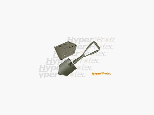 Pelle pliable olive trifold avec étui de transport