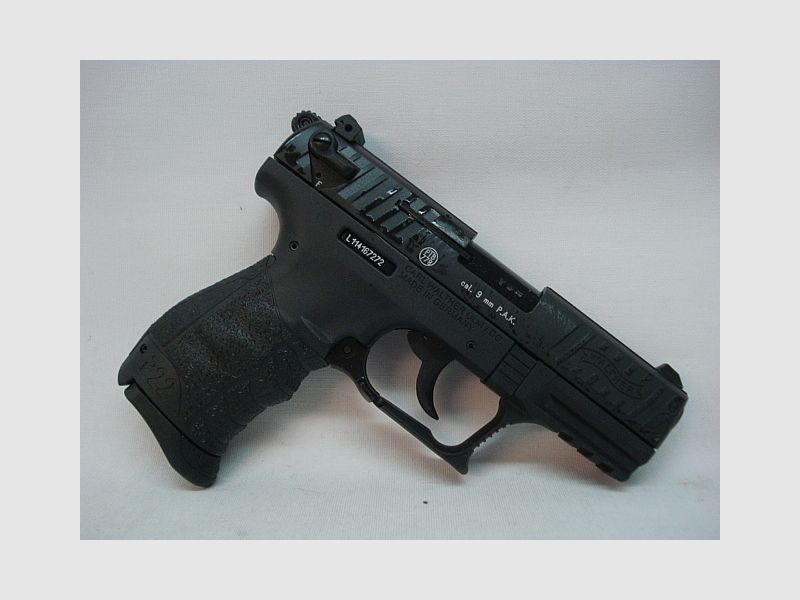 P22Q Kal.9mm P.A.K. - black, 7 Schuss