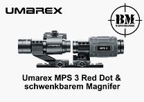 Umarex Point Rouge & 3x Magnificateur Pivotant Dot4 MOA 7x Réglable