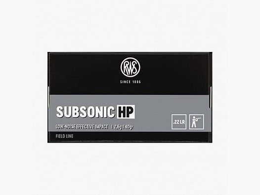 Rws 22 LR Subsonic 40GR