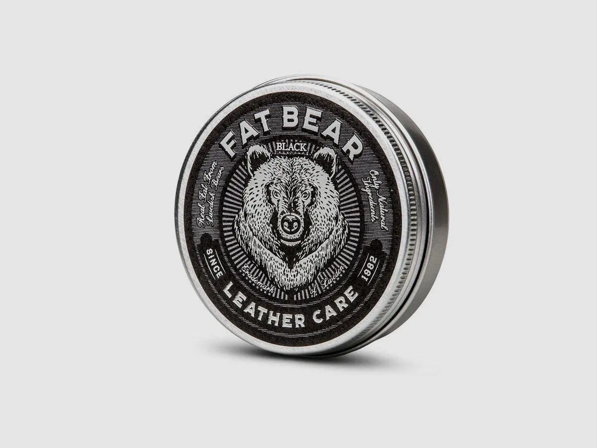 FAT BEAR Lederpflege, schwarz, 100 ml
