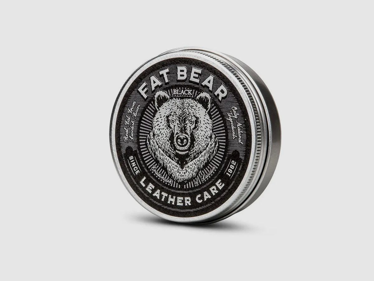 FAT BEAR Entretien du cuir, noir, 100 ml